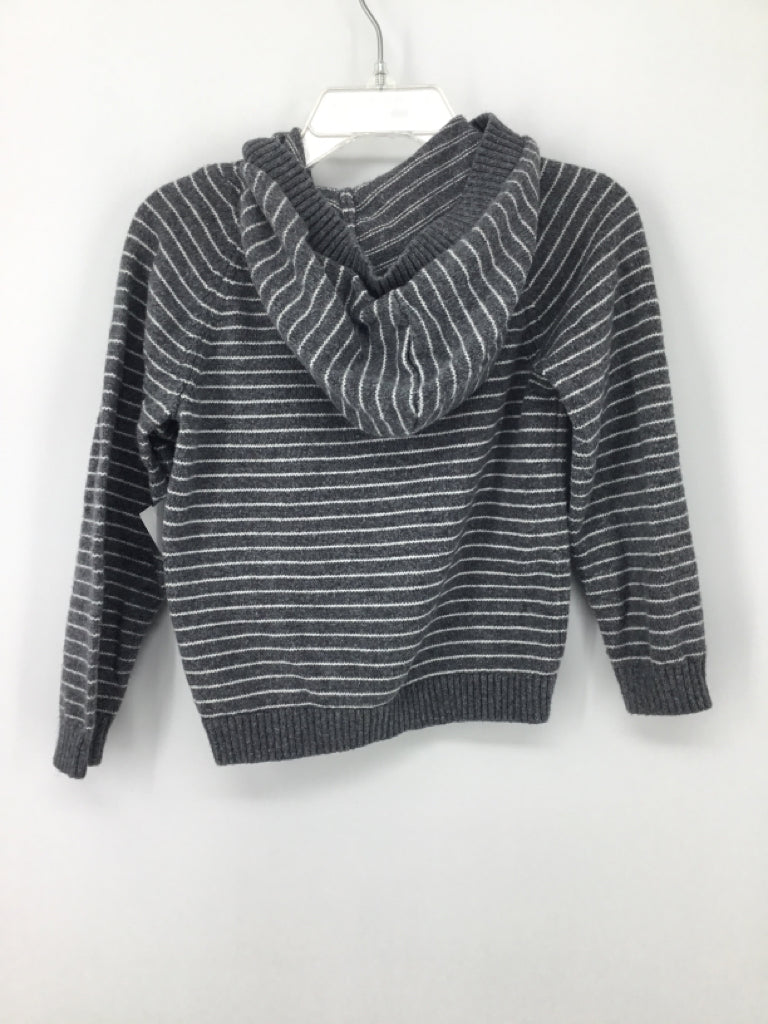 Janie and Jack Child Size 2 Gray Stripe Sweater - boys