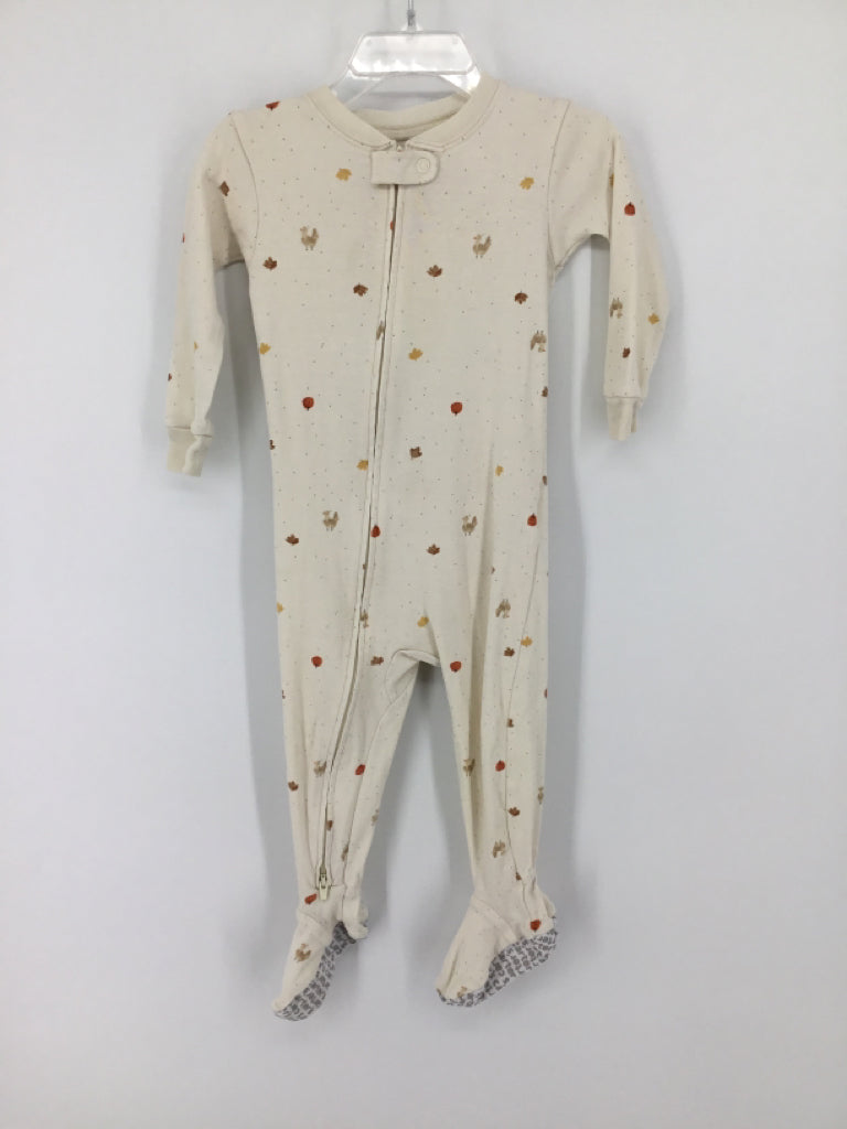 Carter's Child Size 18 Months Tan Thanksgiving Sleeper
