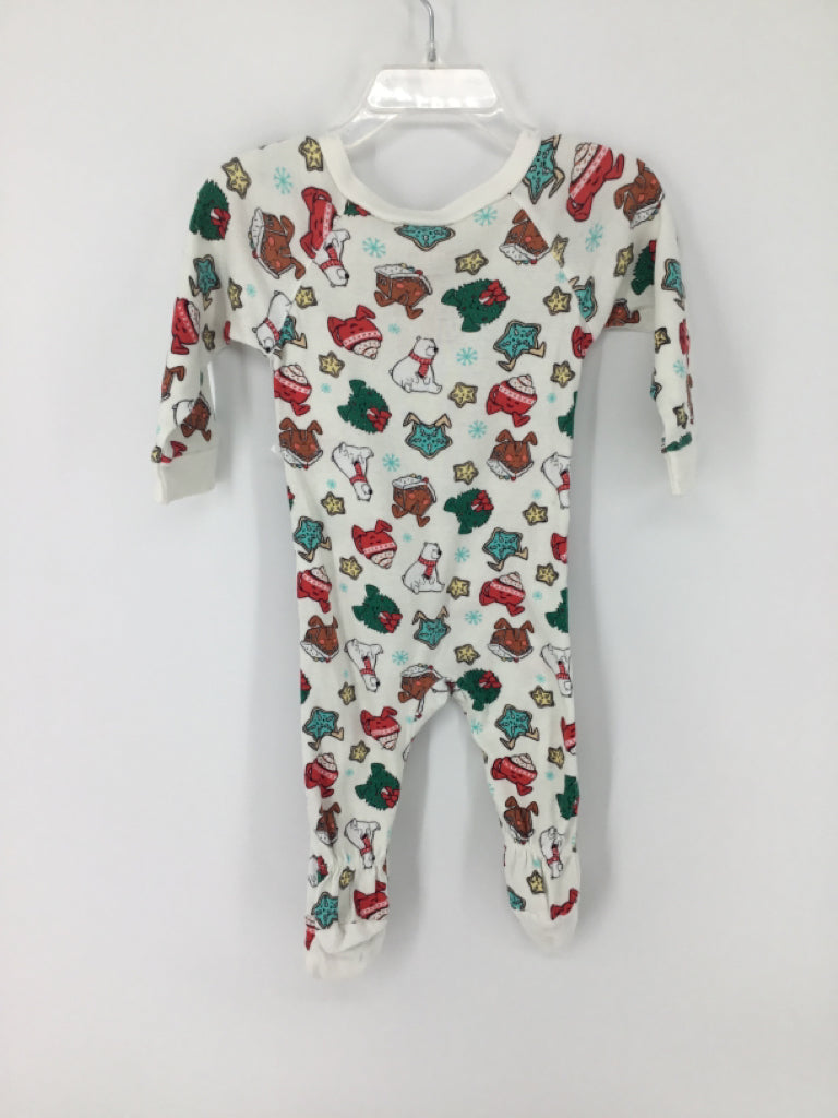 Wonder Shop Child Size 3-6 Months White Christmas Sleeper