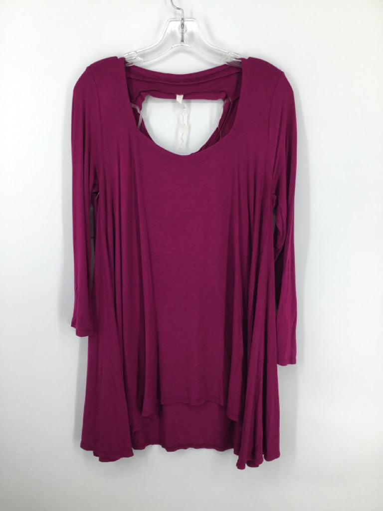Pink Blush Size M Cotton Blend Top