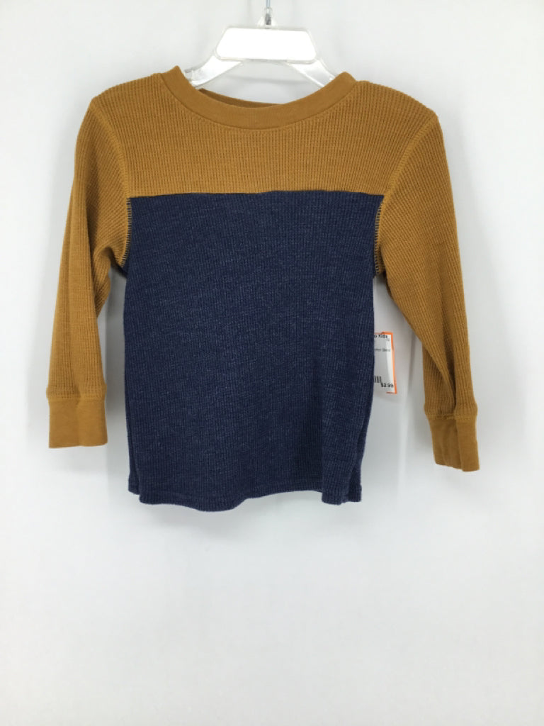 Cat & Jack Child Size 2 Yellow Solid T-shirt - boys