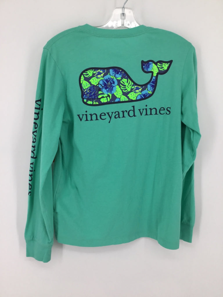vineyard vines Child Size 8 Green screen printed T-shirt - boys