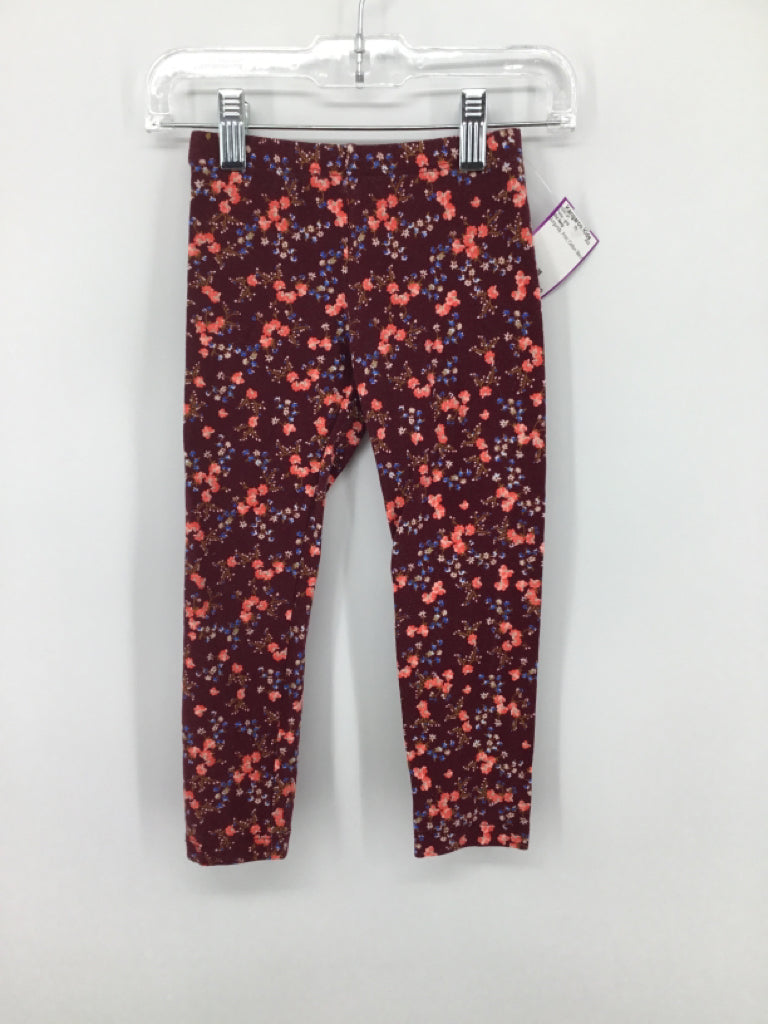 Old Navy Child Size 4 Burgundy Pants - girls