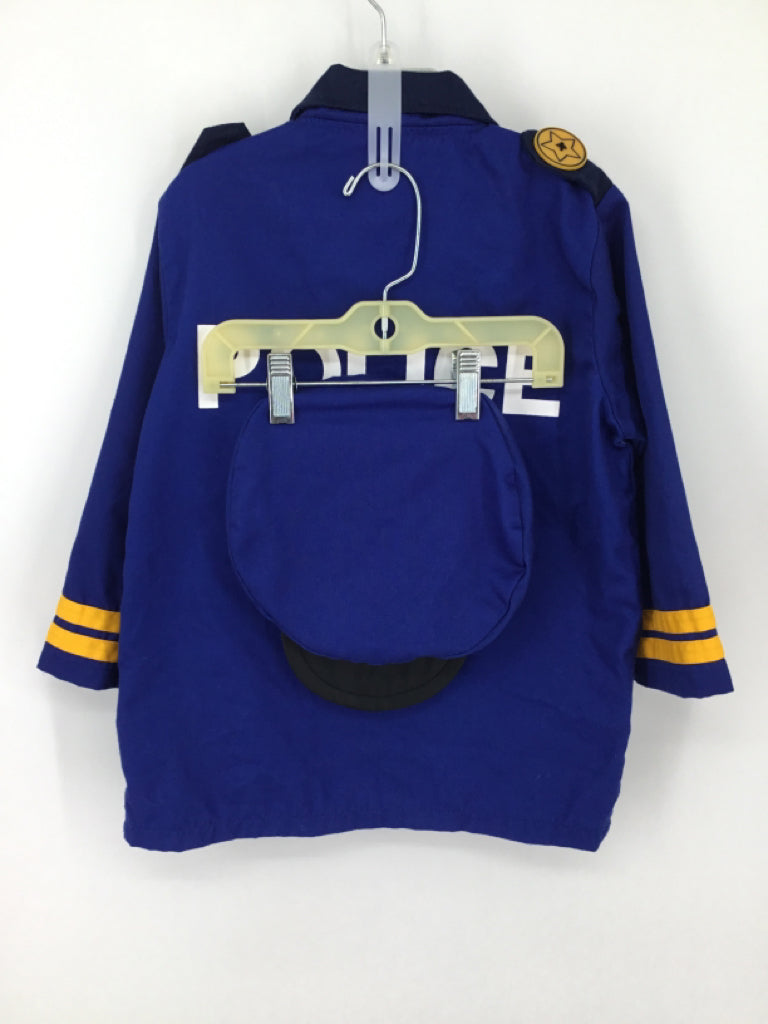 Melissa & Doug Child Size 3 Blue Police Officer Halloween Costume