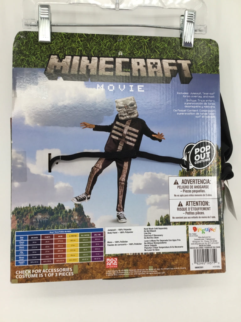 Disguise Child Size 6 Black Minecraft Skeleton Halloween Costume