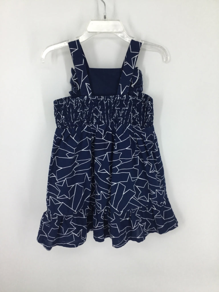 Cat & Jack Child Size 2 Navy Stars & Stripes Dress