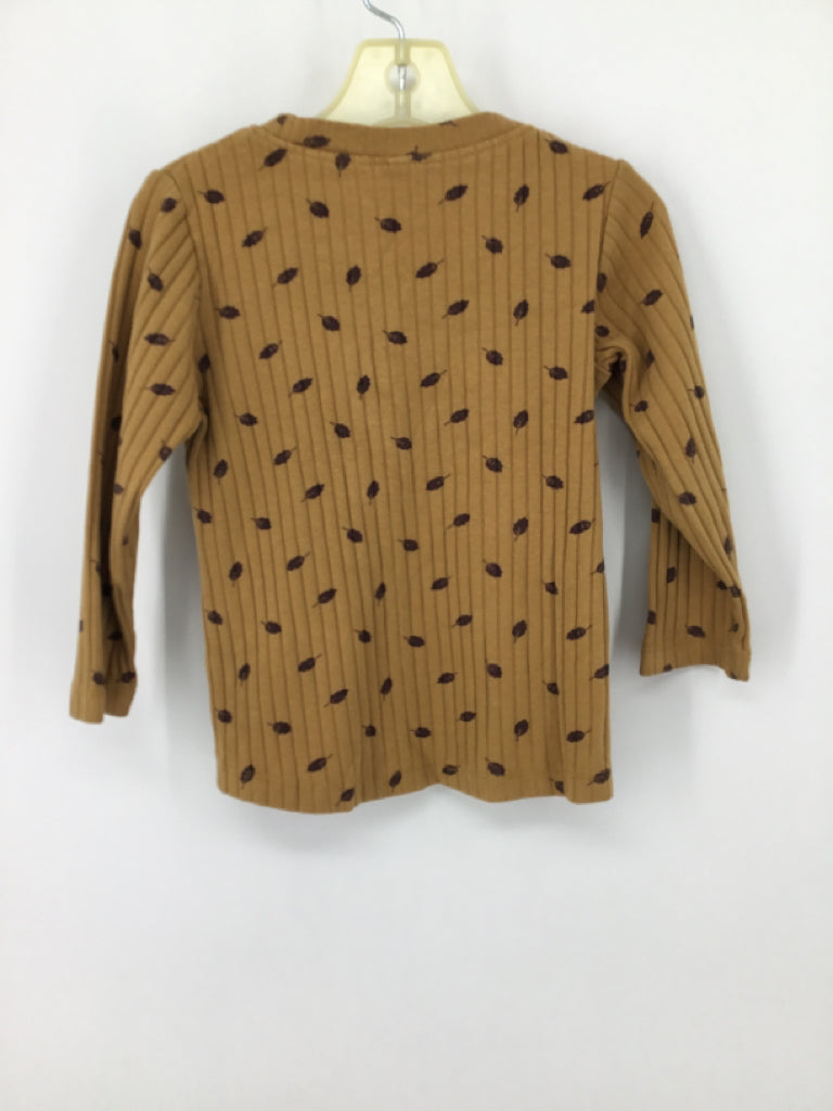 Kate Quinn Organics Child Size 3 Tan Shirt - girls
