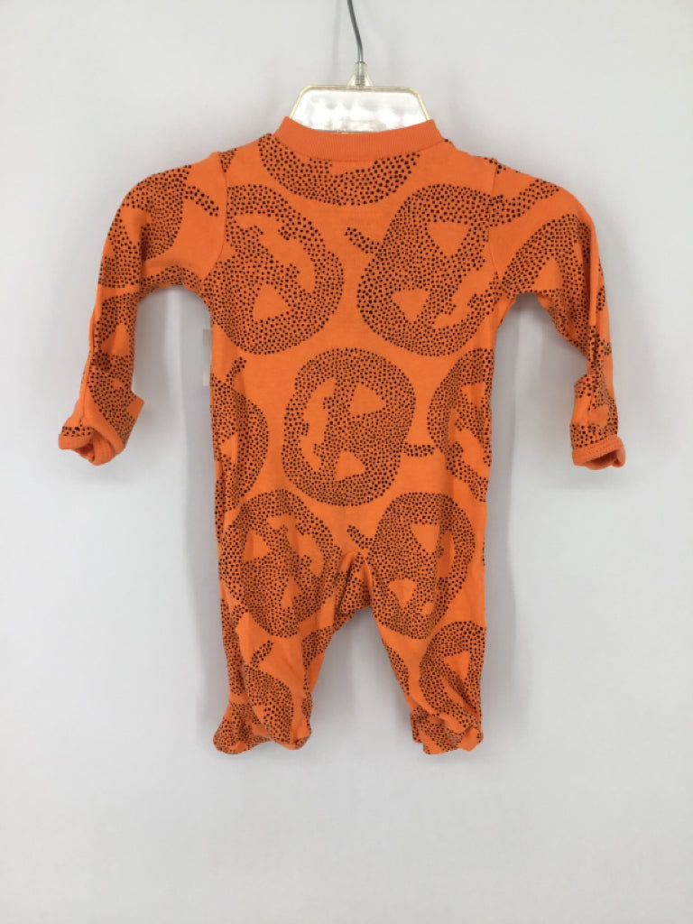 Carter's Child Size Newborn Orange Halloween Sleeper
