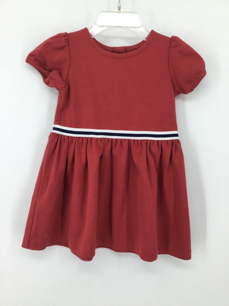 Ralph Lauren Child Size 12 Months Red Dress - girls