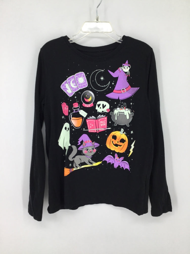 Childrens Place Child Size 7 Black Halloween T-Shirt
