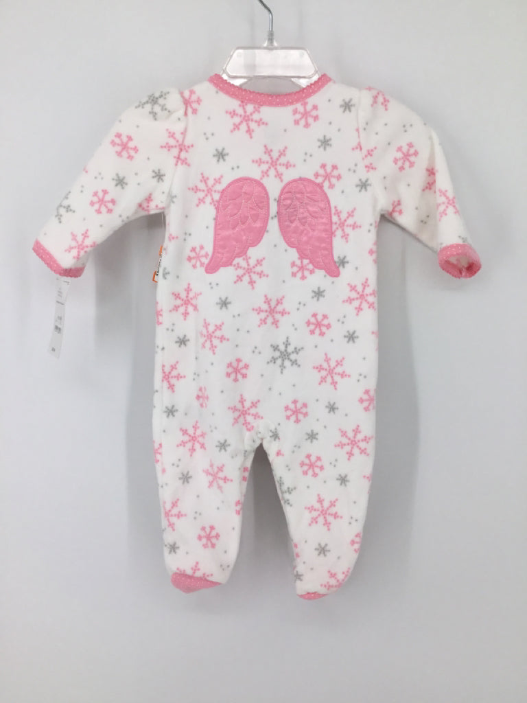 Just One You Made by Carters Child Size 3 Months White Sleepers