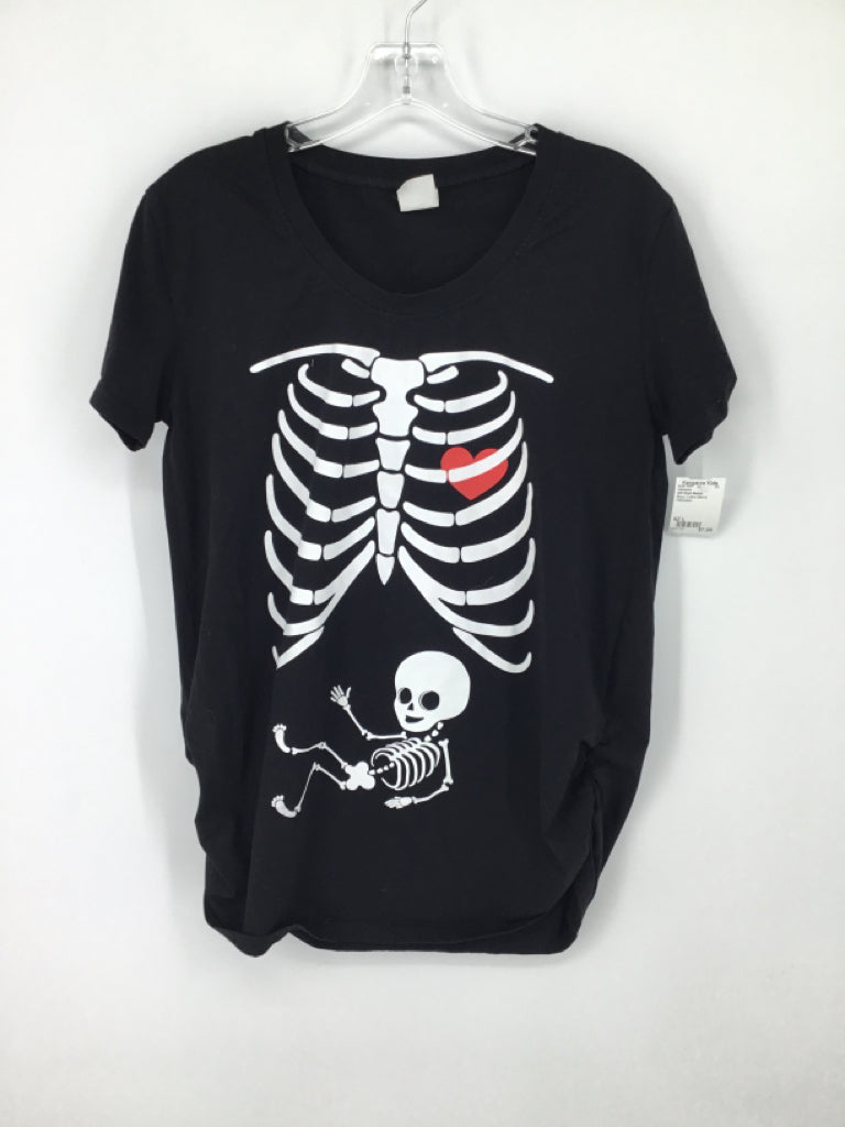 Silk Road Bazaar Child Size L Black Halloween Maternity Shirt