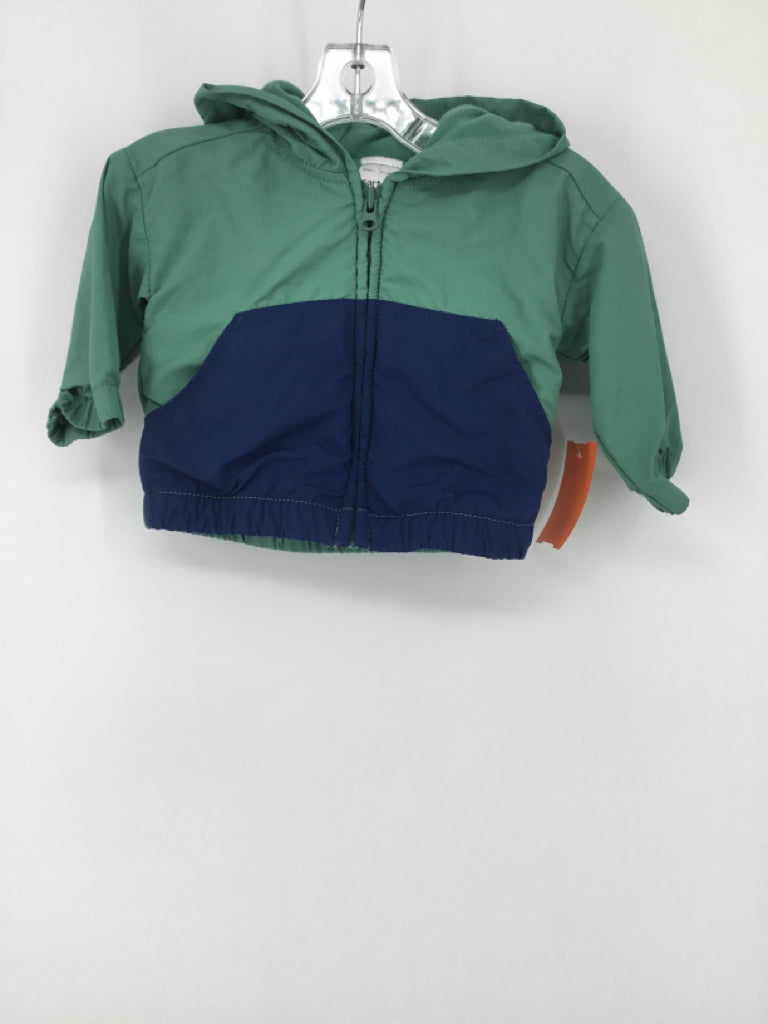 Just One You Made by Carters Child Size Newborn Green Solid Jacket - boys