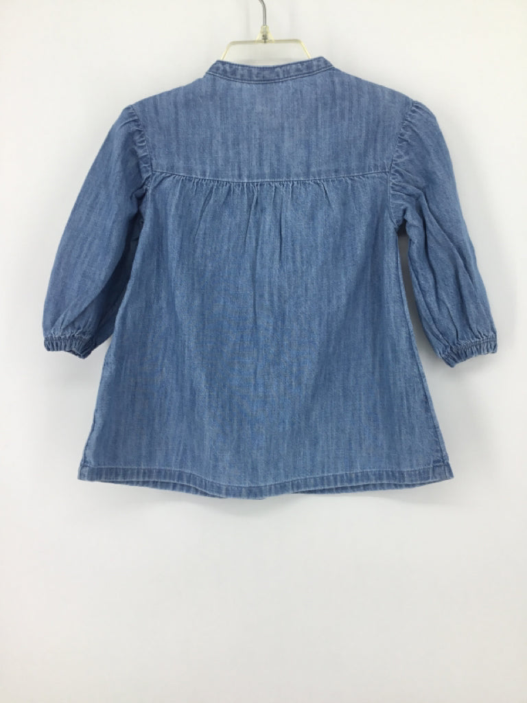 Old Navy Child Size 12-18 Months Blue Dress - girls