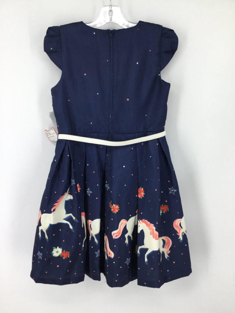 Bonnie Baby Child Size 10 Navy Dress - girls