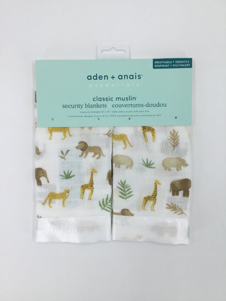 Aden & Anais Classic Muslin Security Blankets - 2 pk - New in pkg