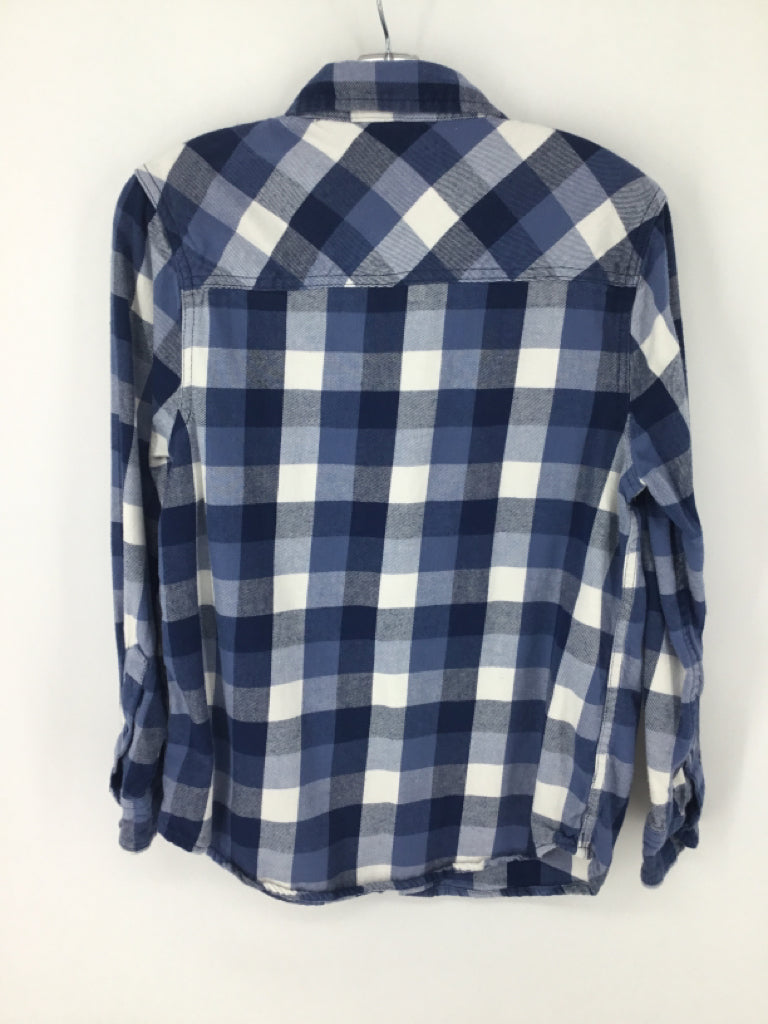 Thereabouts Child Size 10 Blue Checkered Shirt - boys