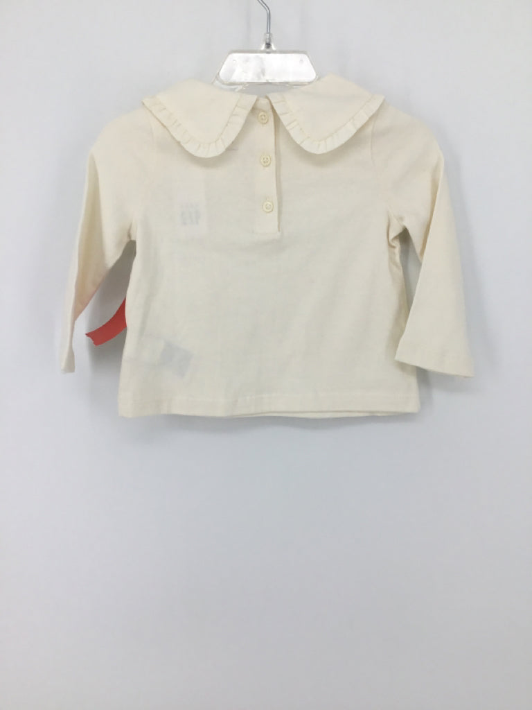 Baby Gap Child Size 6-12 Months Cream Shirt - girls