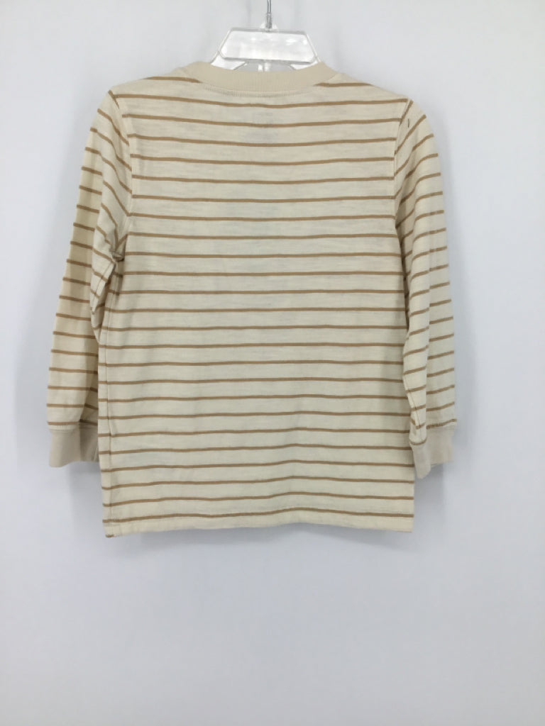 Carter's Child Size 3 Tan Stripe T-shirt - boys