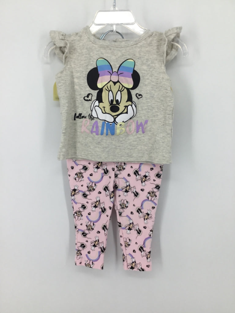 Disney Child Size 6-12 Months Gray Outfit - girls