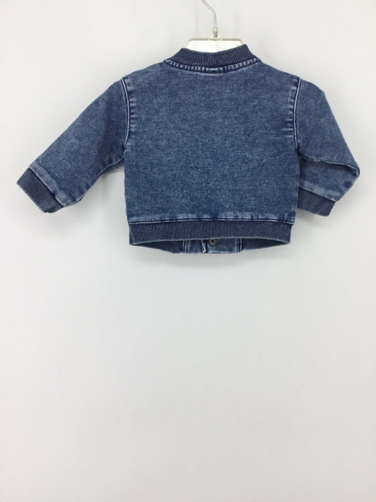 Cat & Jack Child Size 0-3 Months Blue Solid Jacket - boys