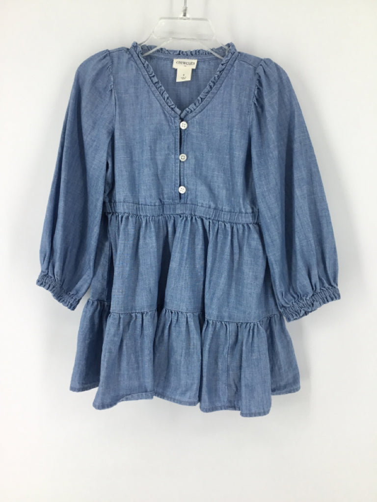 Crewcuts Child Size 3 Blue Dress - girls