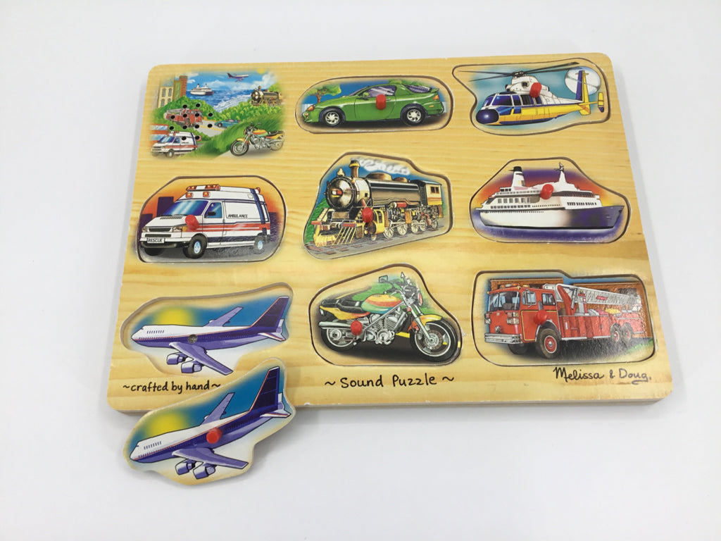 Melissa & Doug Vehicle Sound Puzzle