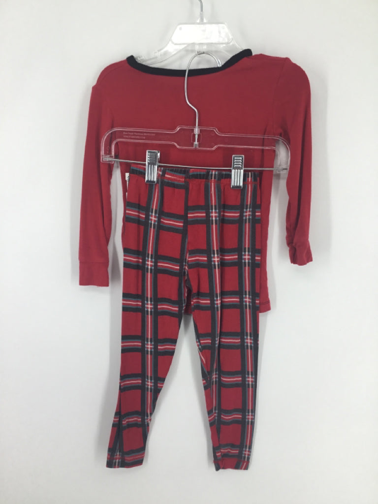 Kickee Pants Child Size 3 Red Christmas Pajamas