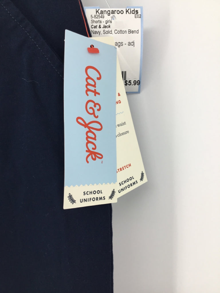 Cat & Jack Child Size 7 Navy Shorts - girls