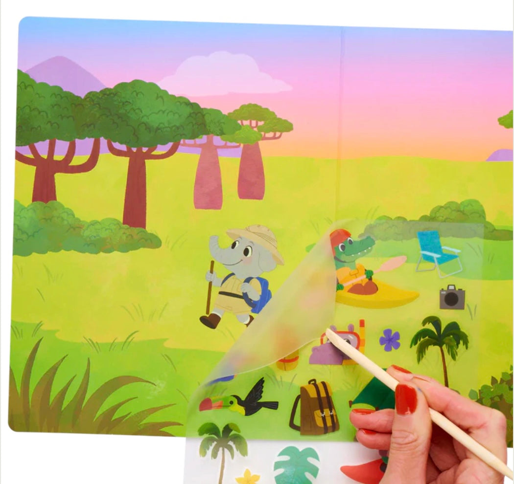 Ooly - Set the Scene Transfer Sticker Magic (Joungle Journey)