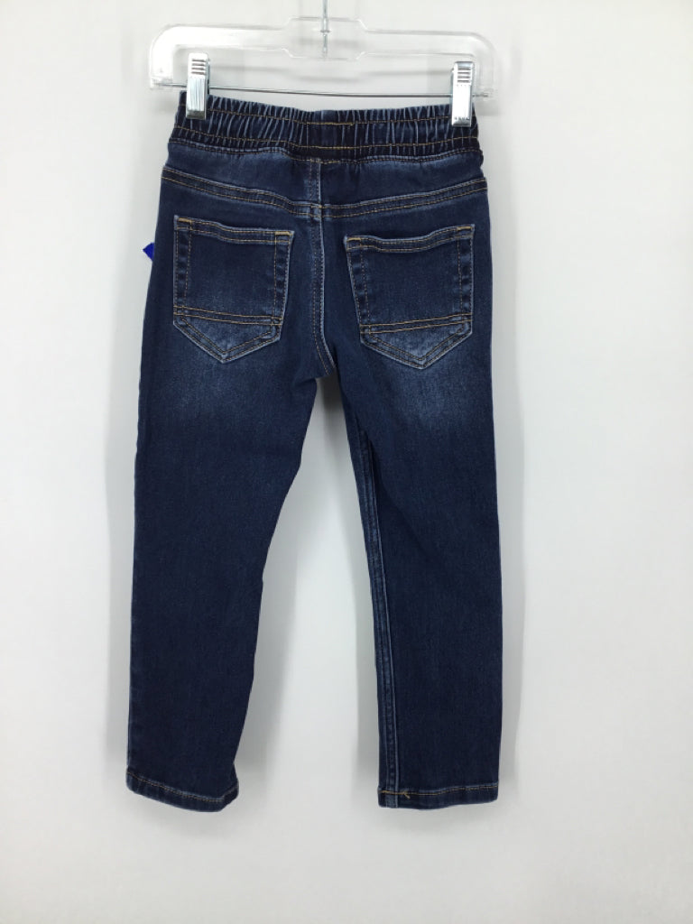 Cat & Jack Child Size 4 Blue Solid Jeans - boys