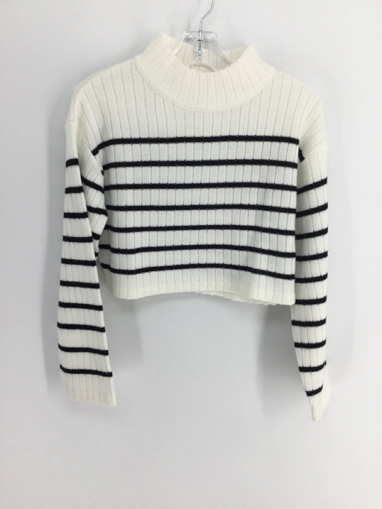H & M Child Size 8 White Sweater - girls