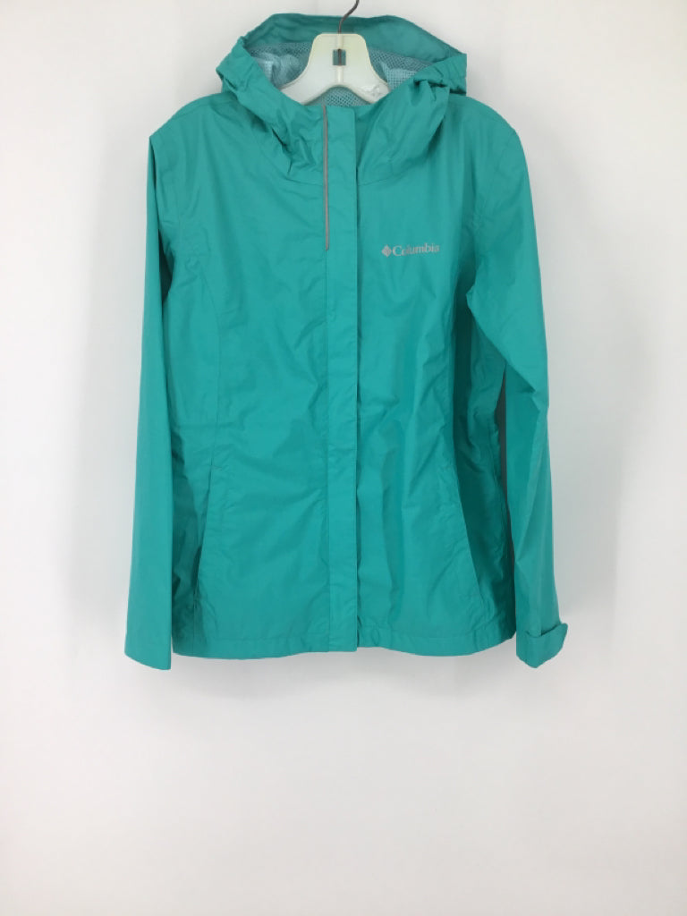 Columbia Child Size 10 Blue Raincoat - girls