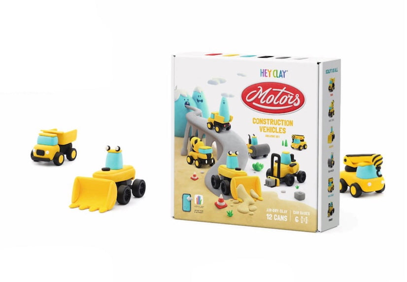 Fat Brain Toys - Hey Clay Construction Vehicles
