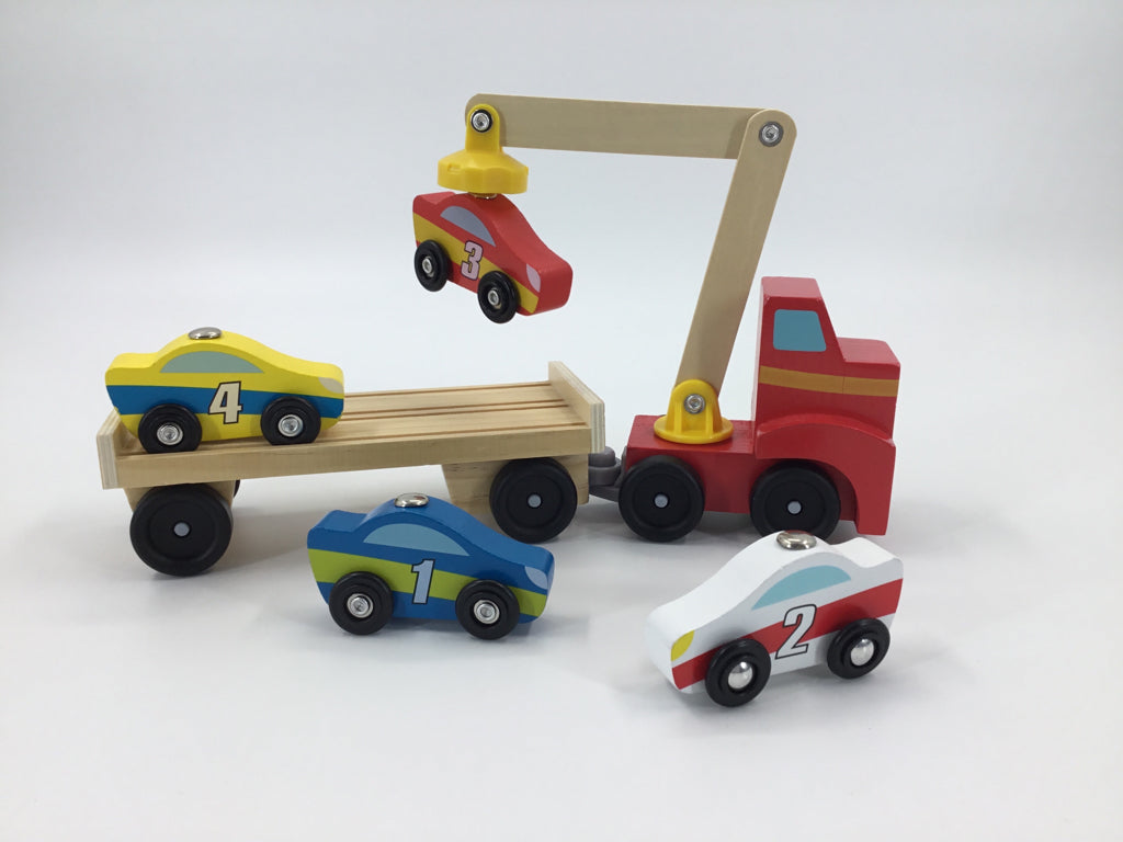 Melissa & Doug Magnetic Car Loader
