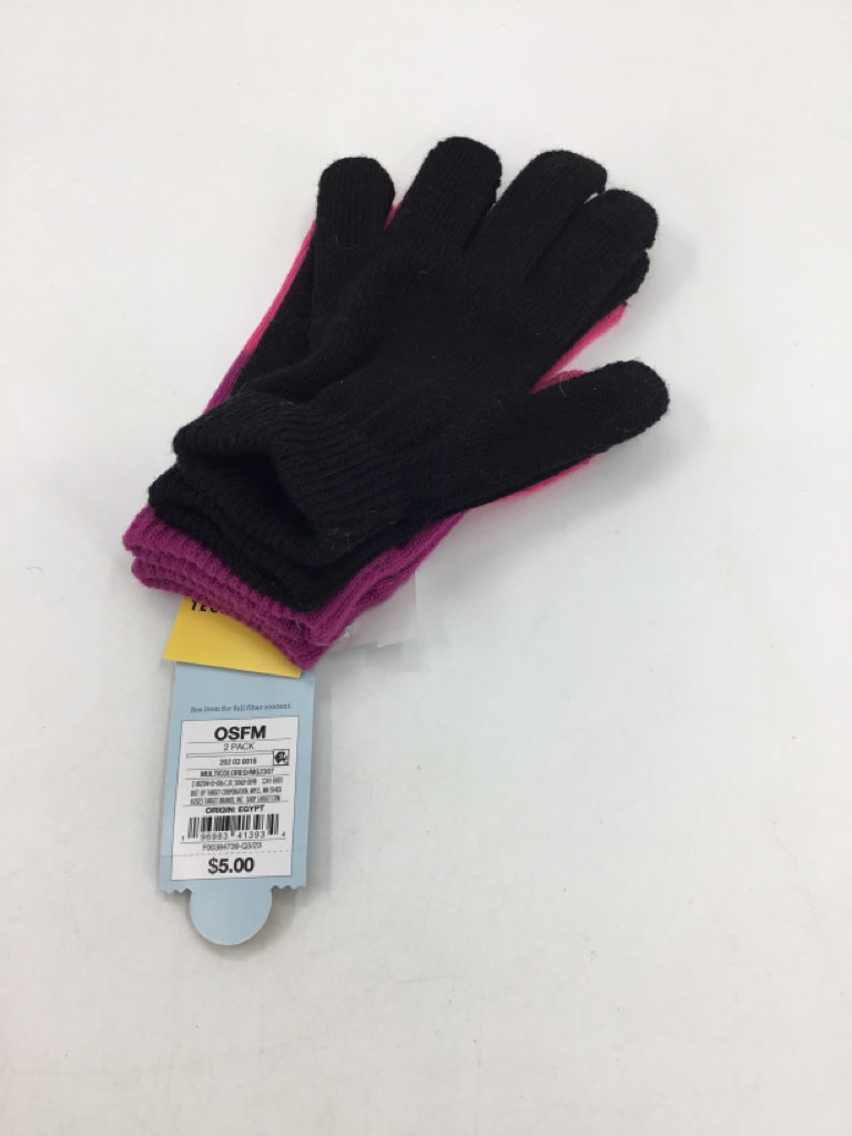 Cat & Jack Child Size One Size Purple Gloves - girls