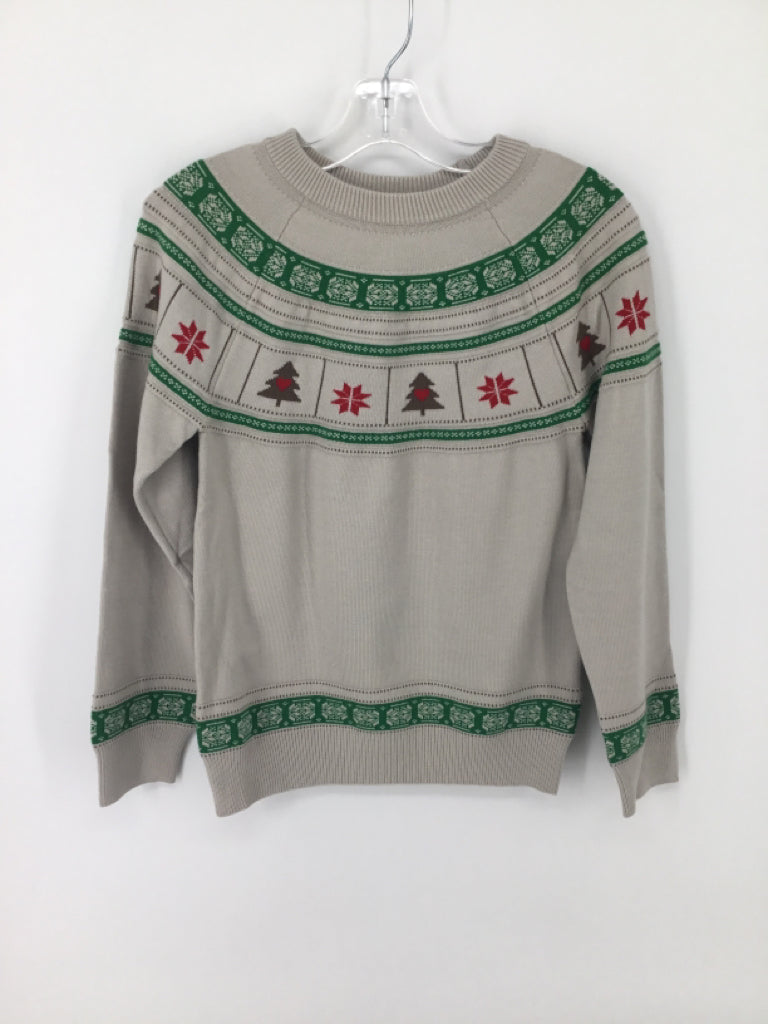 brandless Child Size 12 Gray Christmas Sweater