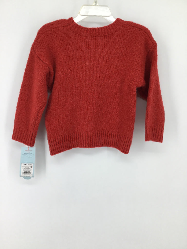 Cat & Jack Child Size 18 Months Red Sweater - girls