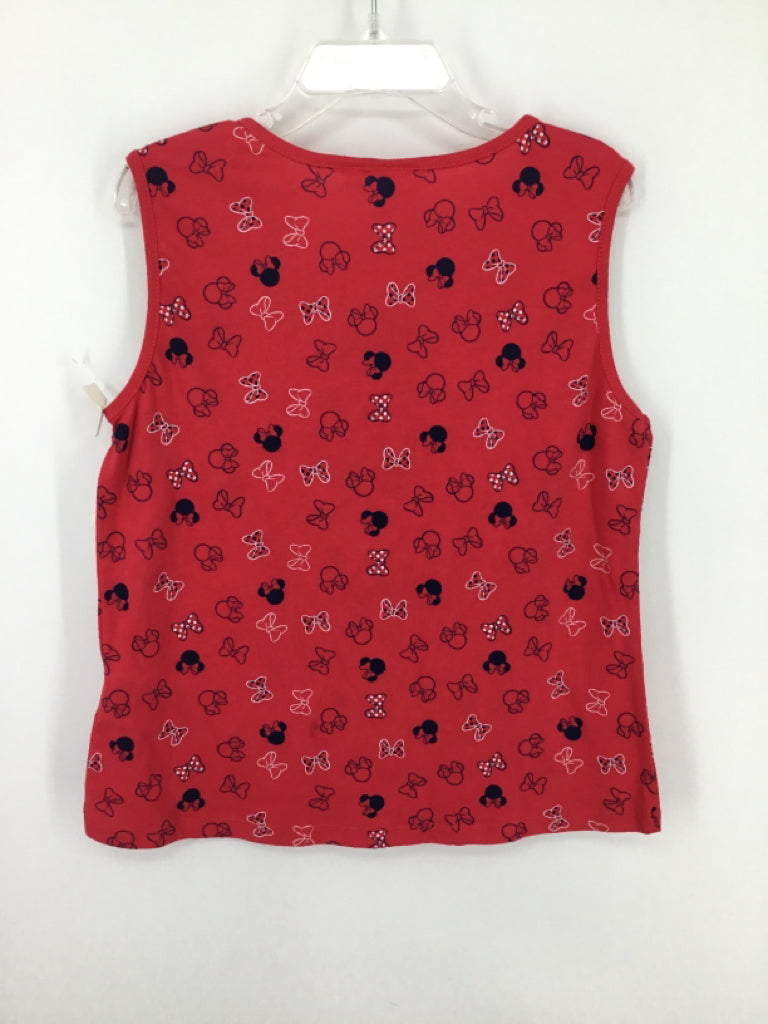 Disney Child Size 10 Red Stars & Stripes Tank Top