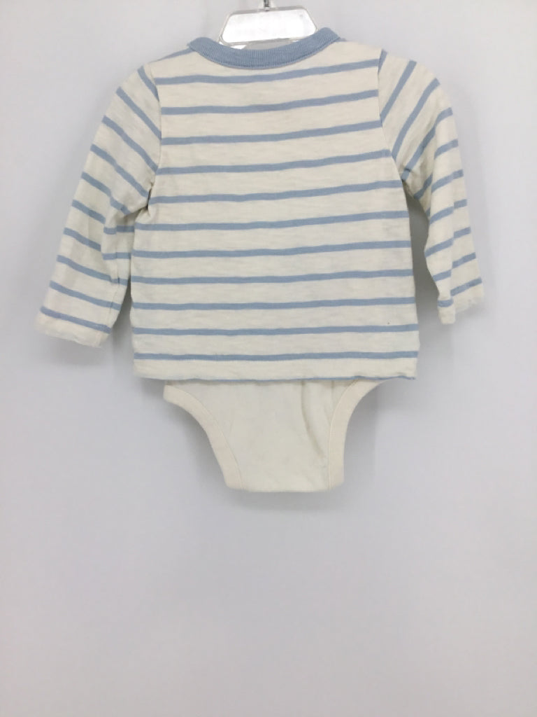 Babygo Child Size 6-12 Months Blue Onesie