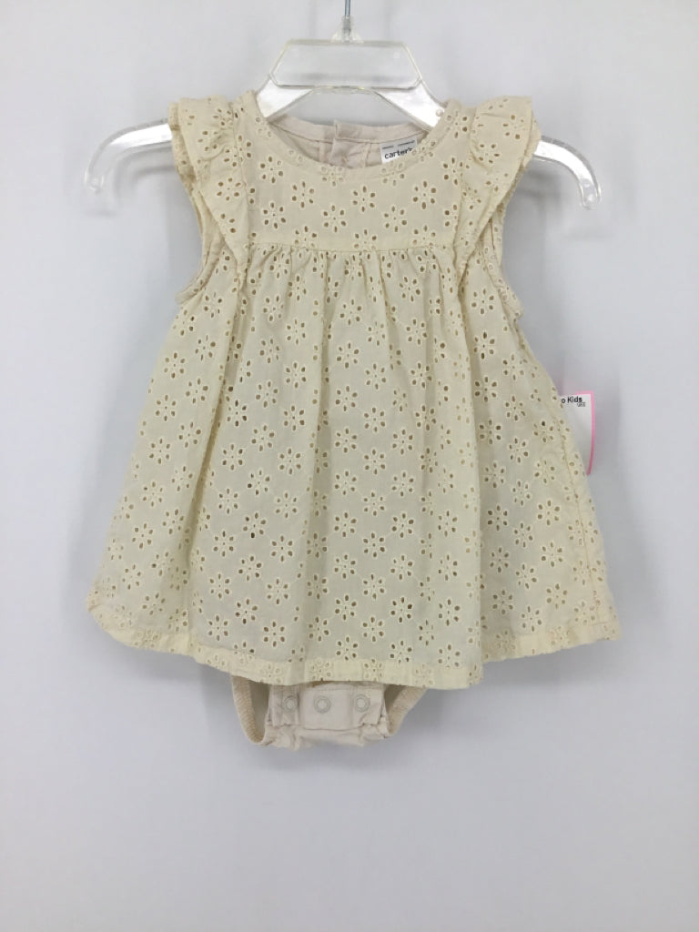Carter's Child Size 6 Months Tan Outfit - girls