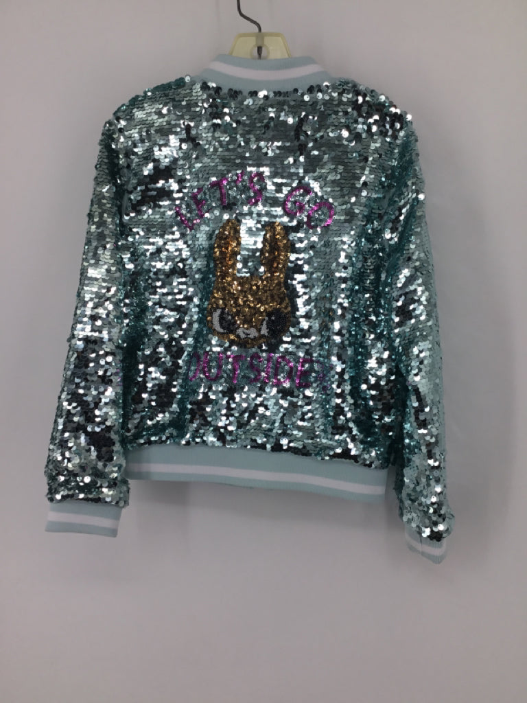 H & M Child Size 6 Blue Jacket - girls