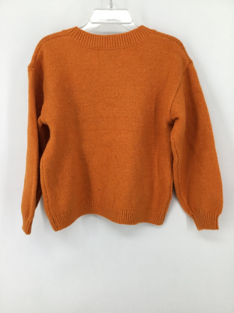 Old Navy Child Size 5 Orange Halloween Sweater