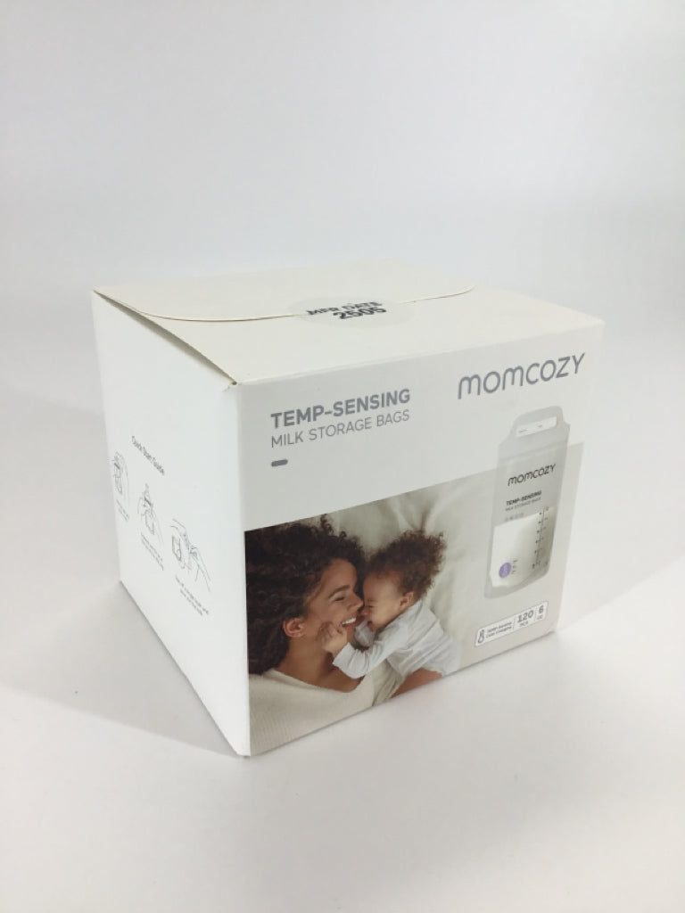 Momcozy Temp-Sensing Breastmilk Storage Bags - 6oz - 120pcs - New in box