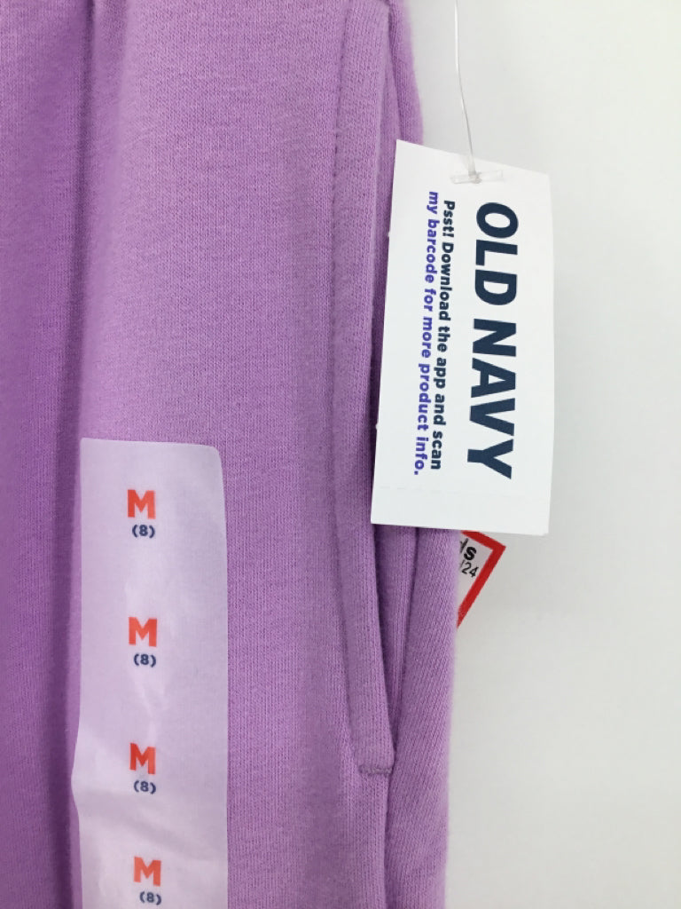 Old Navy Child Size 8 Purple Sweatpants - girls