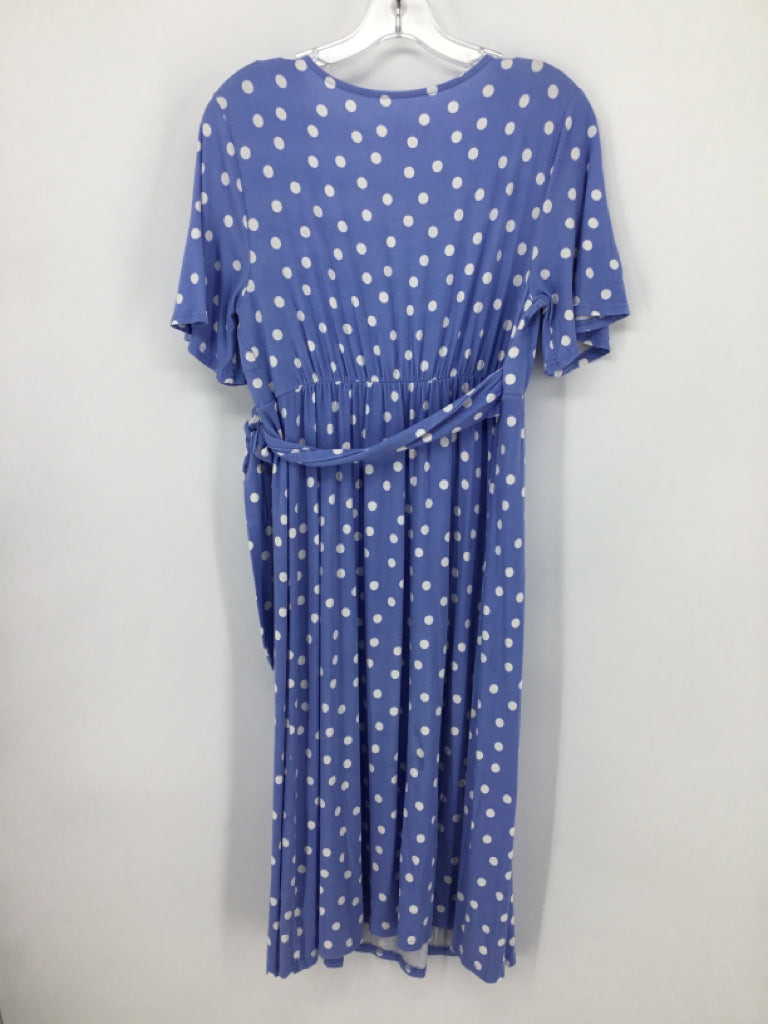 isabel Maternity Child Size M Blue Dress - girls