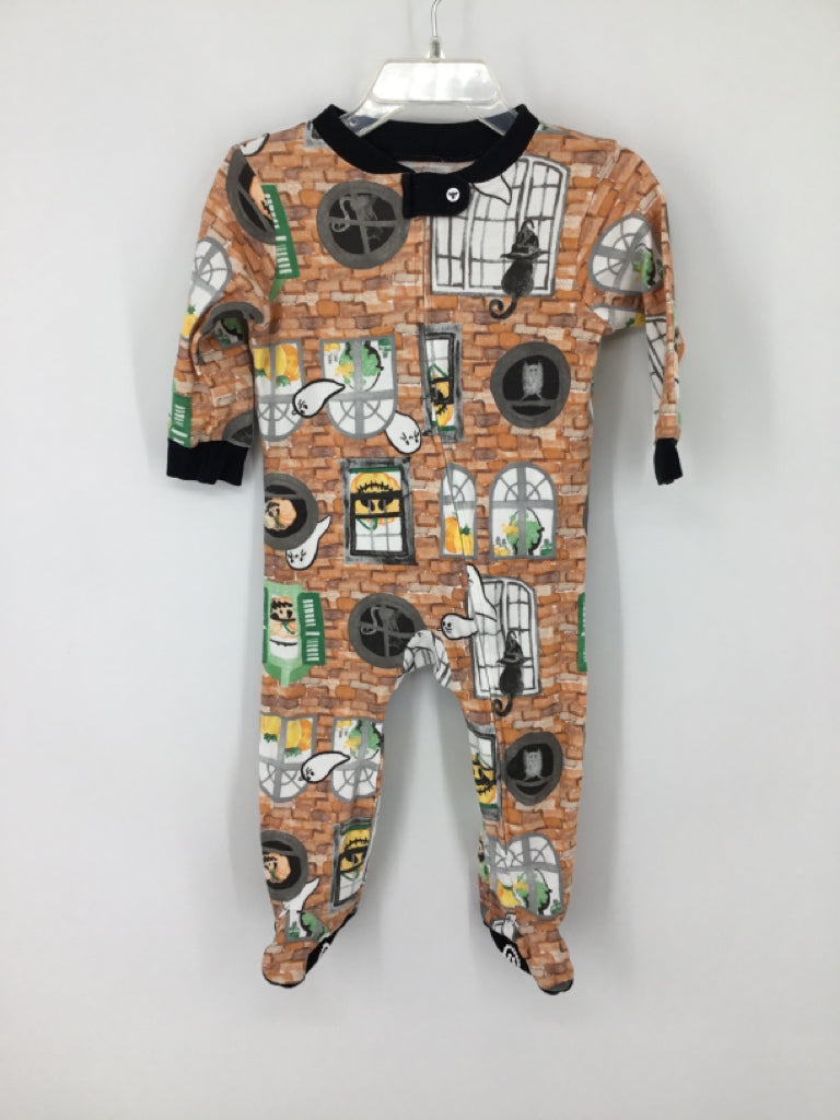 Burt's Bees Baby Child Size 6-9 Months Brown Halloween Sleeper