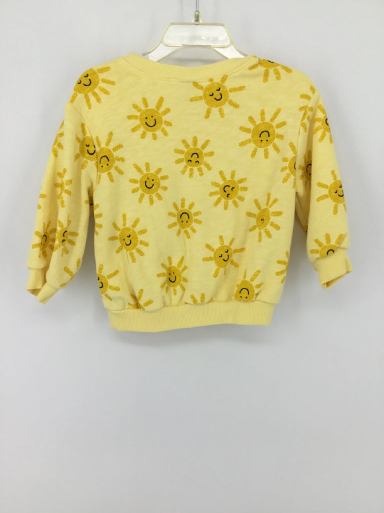 Old Navy Child Size 12-18 Months Yellow Sweatshirt - girls