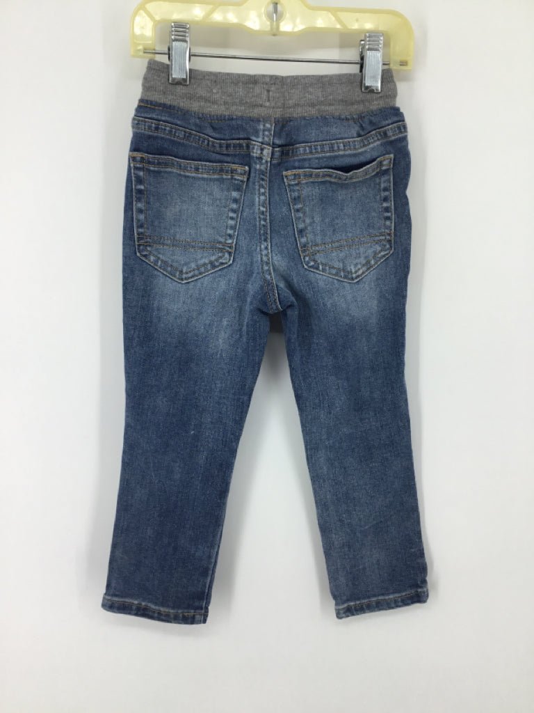 Cat & Jack Child Size 3 Blue Solid Jeans - boys
