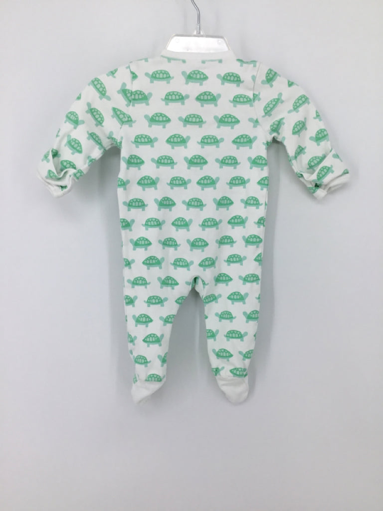 primary Child Size Newborn Green Sleepers